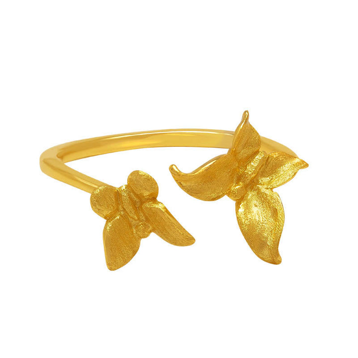 Anillo de mariposa con Buddha Stones en plata de ley 925 - image 10