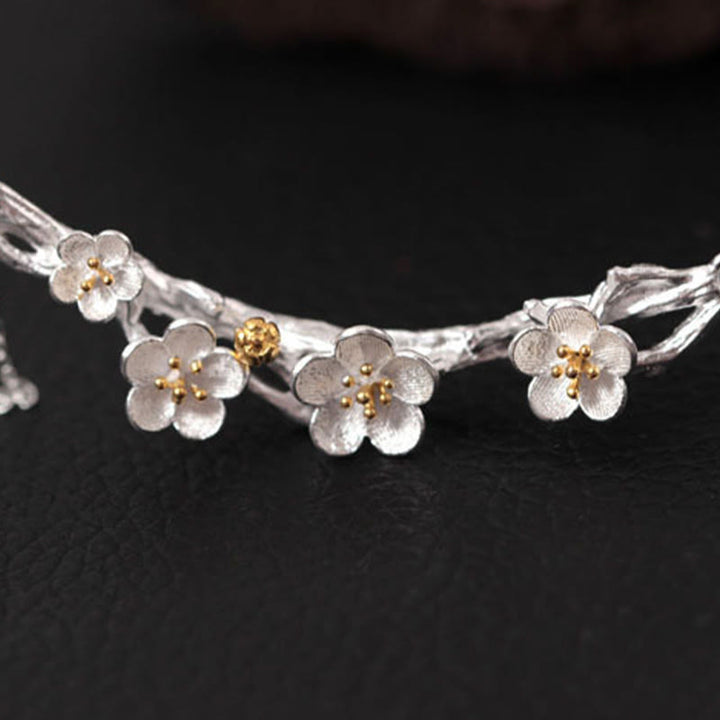 Collar con colgante de Buddha Stones en plata de ley 925 con protección de seno de ciruela - image 10