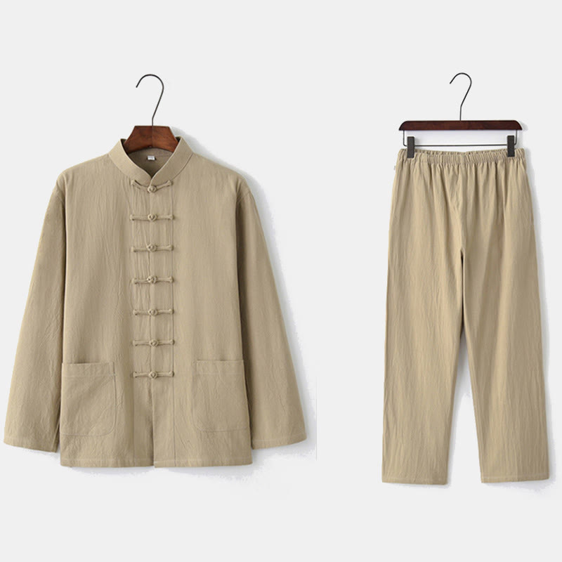 Camisa de manga larga con Buddha Stones para hombre - image 26