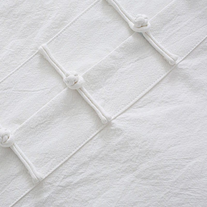 Camisa de manga larga con botones de Buddha Stones para meditación, pantalones, traje para hombre - image 6