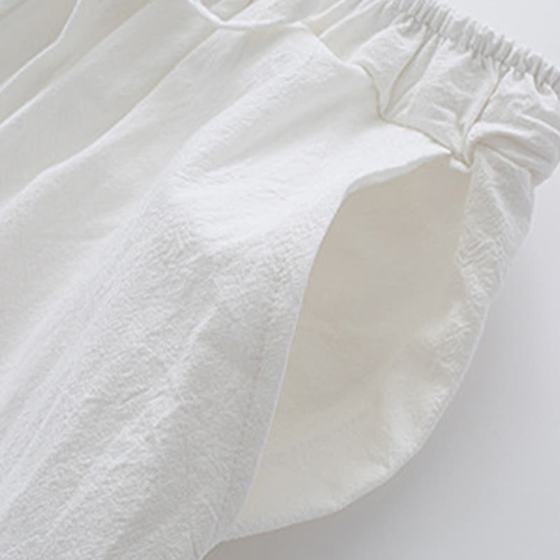 Camisa de manga larga con botones de Buddha Stones para meditación, pantalones, traje para hombre - image 10