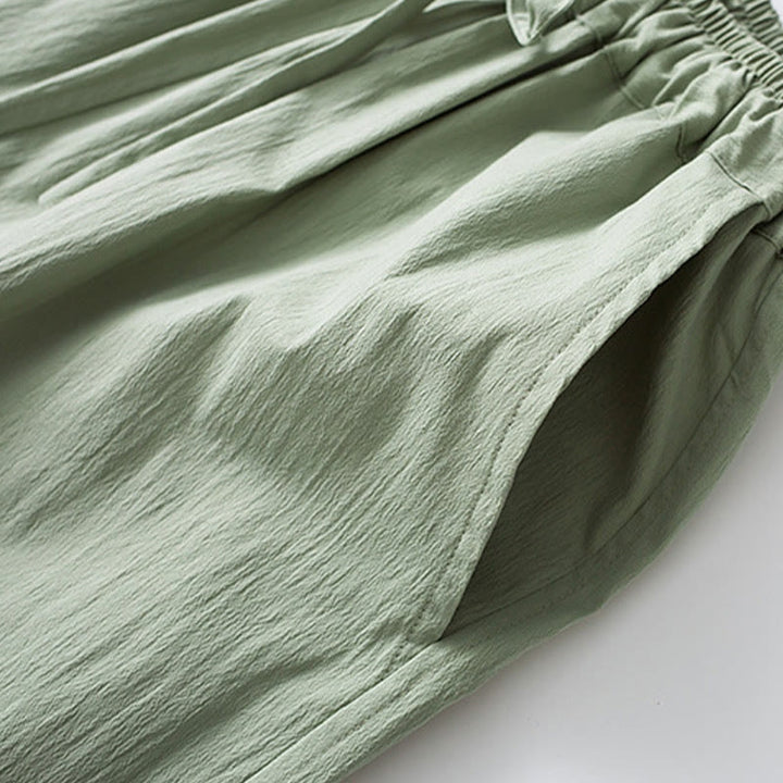 Camisa de manga tres cuartos con botones de rana y Buddha Stones para hombre - image 18