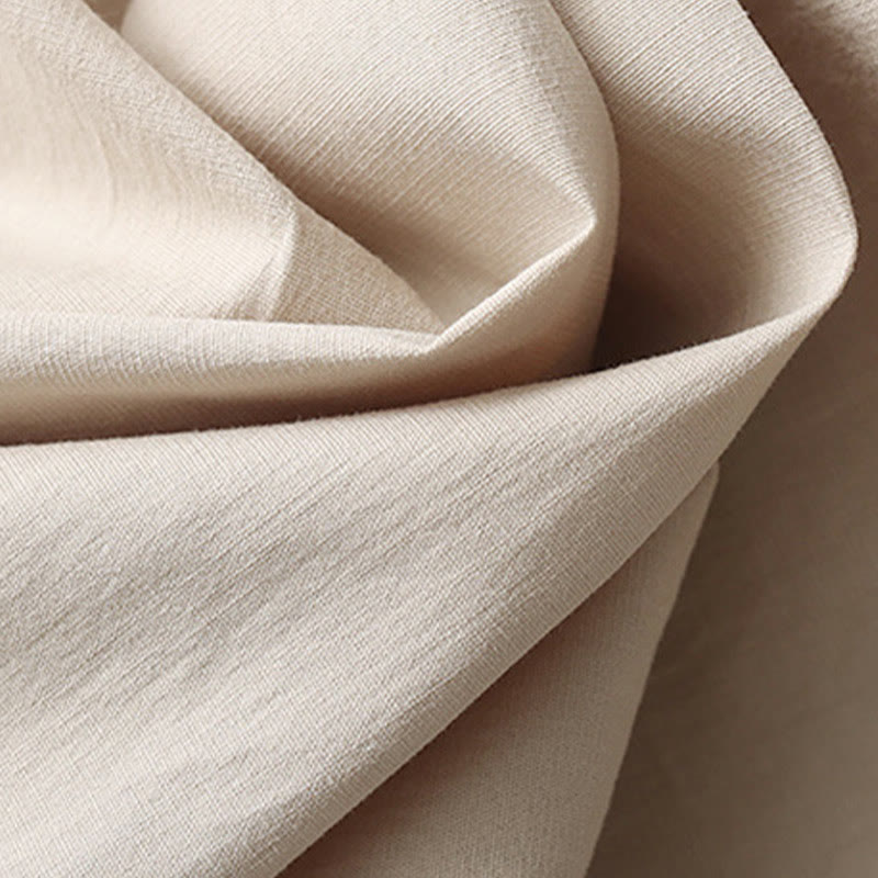 Camisa de manga tres cuartos con botones de rana y Buddha Stones, pantalones de pierna ancha, traje de lino y algodón para hombre