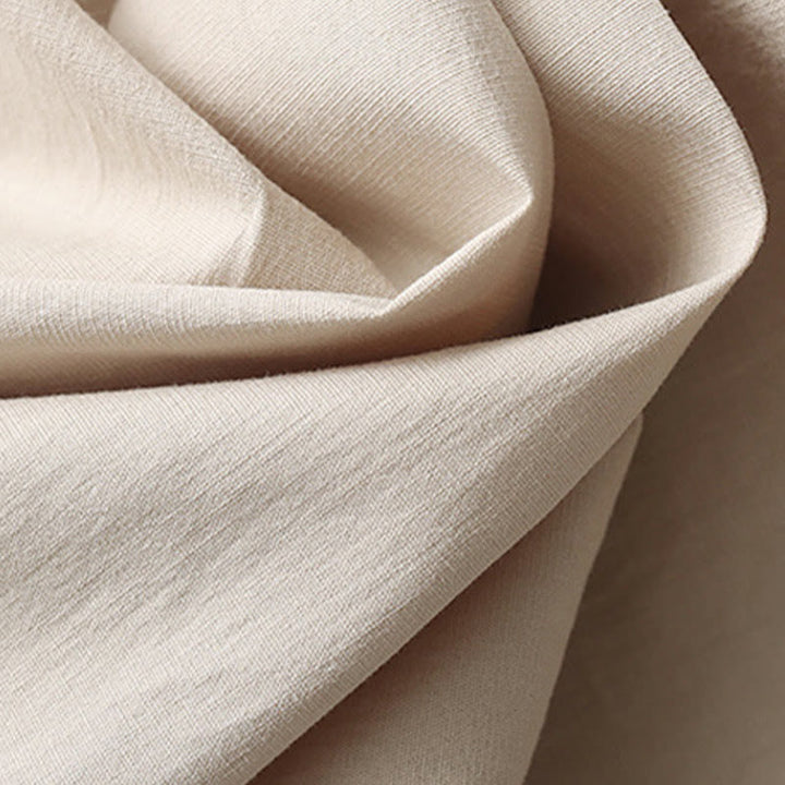 Camisa de manga tres cuartos con botones de rana y Buddha Stones, pantalones de pierna ancha, traje de lino y algodón para hombre