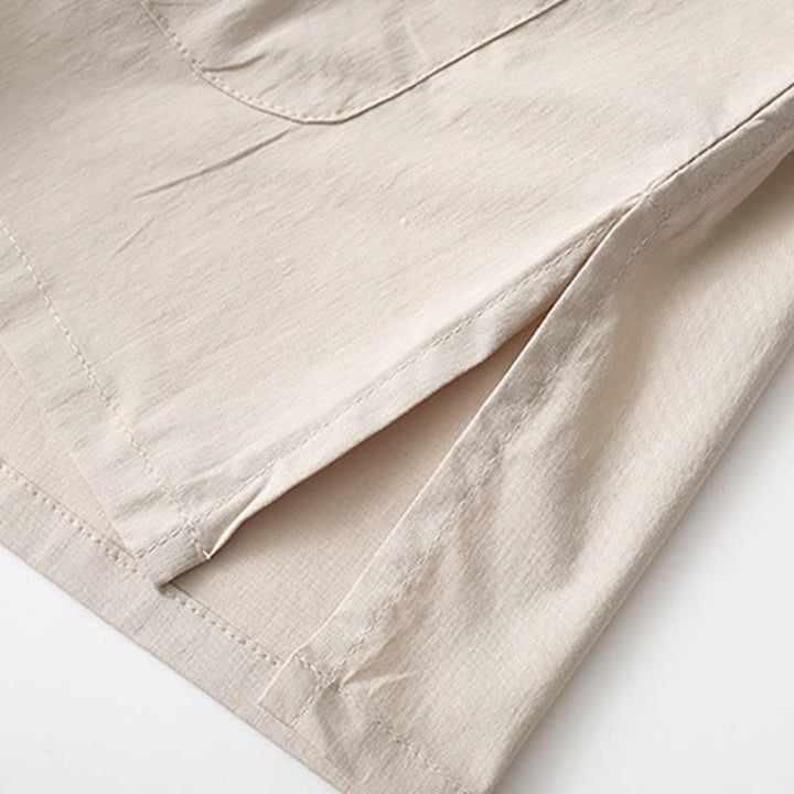 Camisa de manga tres cuartos con botones de rana y Buddha Stones, pantalones de pierna ancha, traje de lino y algodón para hombre