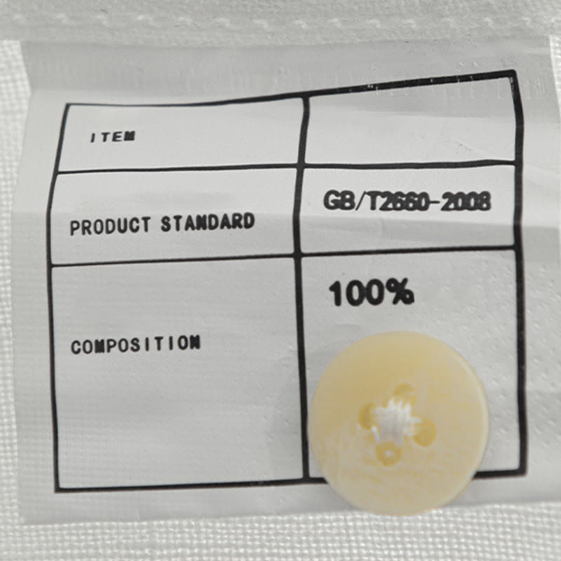 Camisa de lino para hombre, manga larga, suelta, color liso, con medio botón y Buddha Stones - image 8