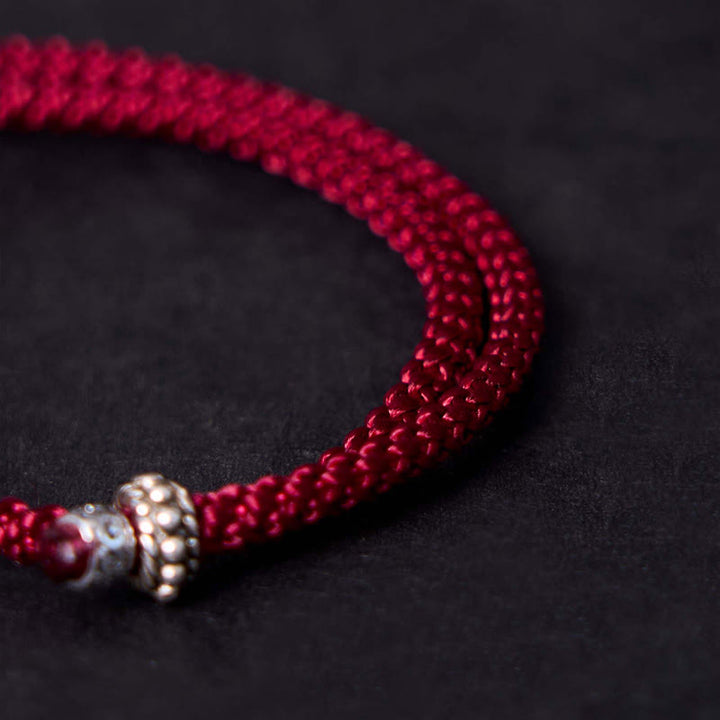 Pulsera de fuerza con amuleto de elefante de plata de ley 925 con Buddha Stones y símbolo de seguridad y bienestar - image 23