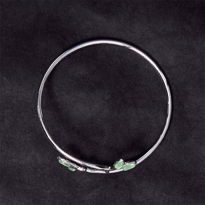 Brazalete con diseño de Buddha Stones, brazalete con soporte para ojo de gato