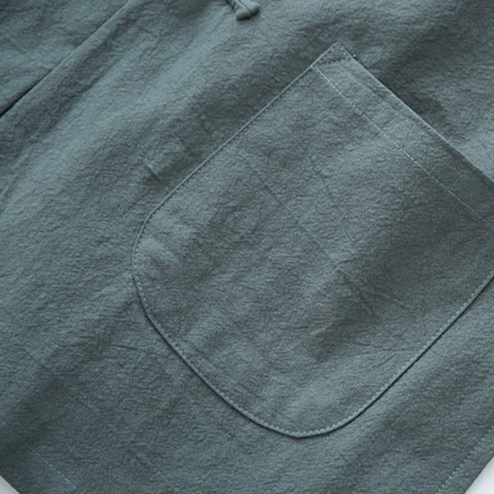 Camisa de manga larga con Buddha Stones Tang, ropa de algodón para hombre - image 11