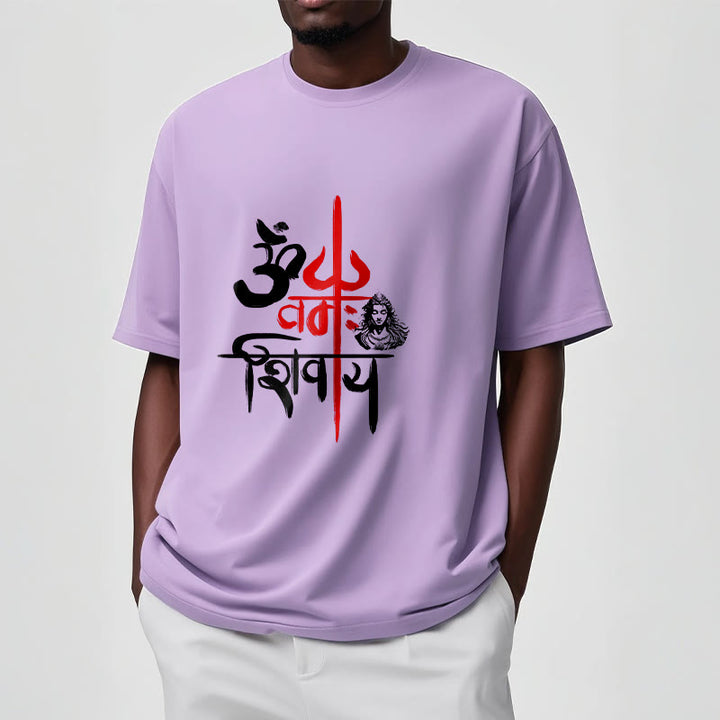 Camiseta de algodón con tridente rojo OM NAMAH SHIVAYA de Buddha Stones - image 9