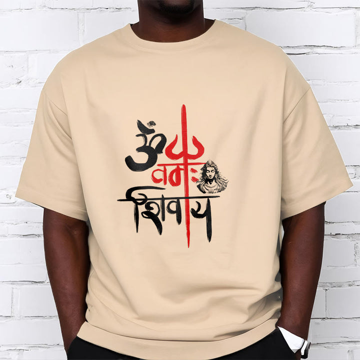 Camiseta de algodón con tridente rojo OM NAMAH SHIVAYA de Buddha Stones - image 16