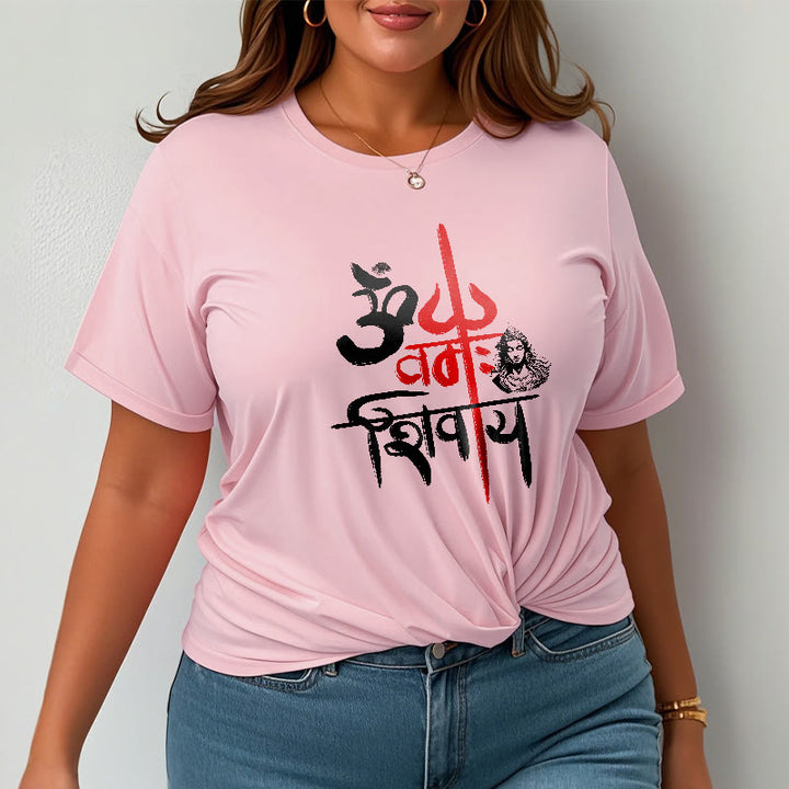 Camiseta de algodón con tridente rojo OM NAMAH SHIVAYA de Buddha Stones - image 19