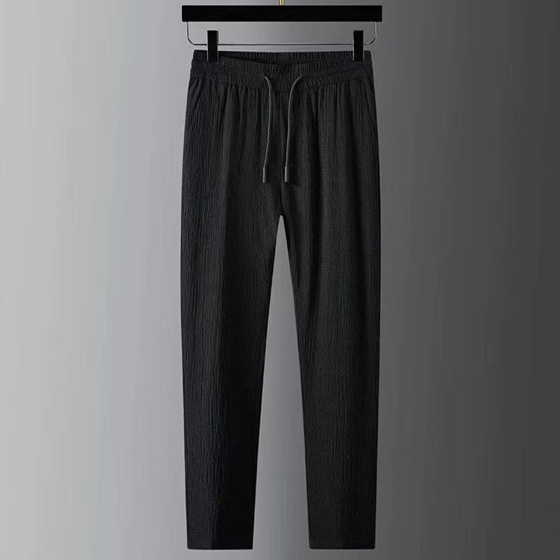 Conjunto de ropa para hombre con pantalones y manga larga de color puro con Buddha Stones - image 3