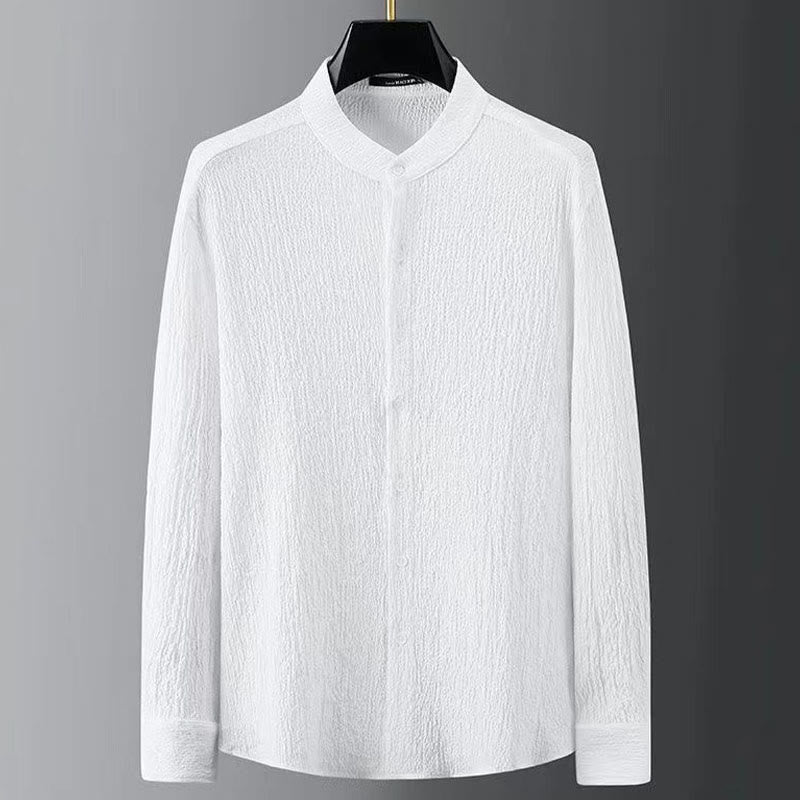 Conjunto de ropa para hombre con pantalones y manga larga de color puro con Buddha Stones - image 5