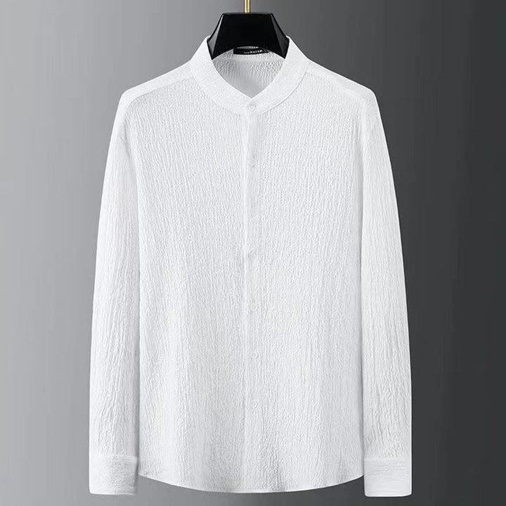 Conjunto de ropa para hombre con pantalones y manga larga de color puro con Buddha Stones - image 5