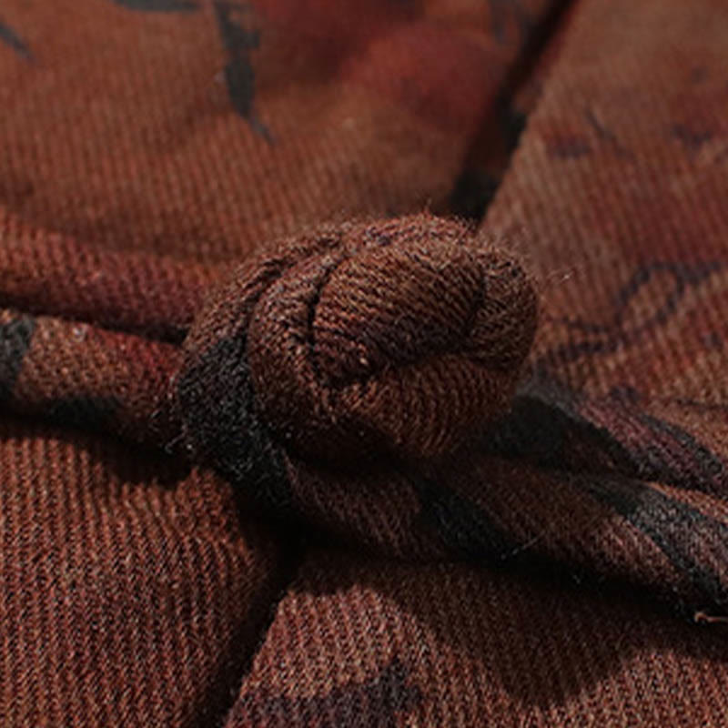 Camisa larga de algodón para hombre, chaqueta y traje chino con botones de rana y Buddha Stones - image 21
