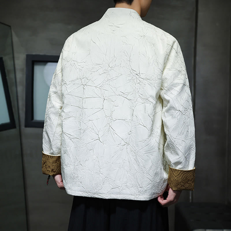 Traje Tang con Buddha Stones , informal, con botones de rana, manga larga, nailon, chaqueta, camisa, ropa para hombre - image 11