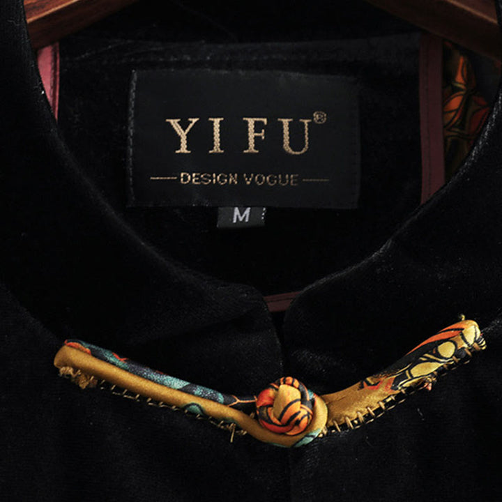 Traje Tang con Buddha Stones , cuello redondo, botones de rana, chaqueta de algodón para hombre, camisa, ropa - image 2