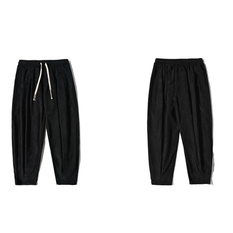 Pantalones bombachos casuales de algodón liso con bolsillos para hombre de Buddha Stones - image 8