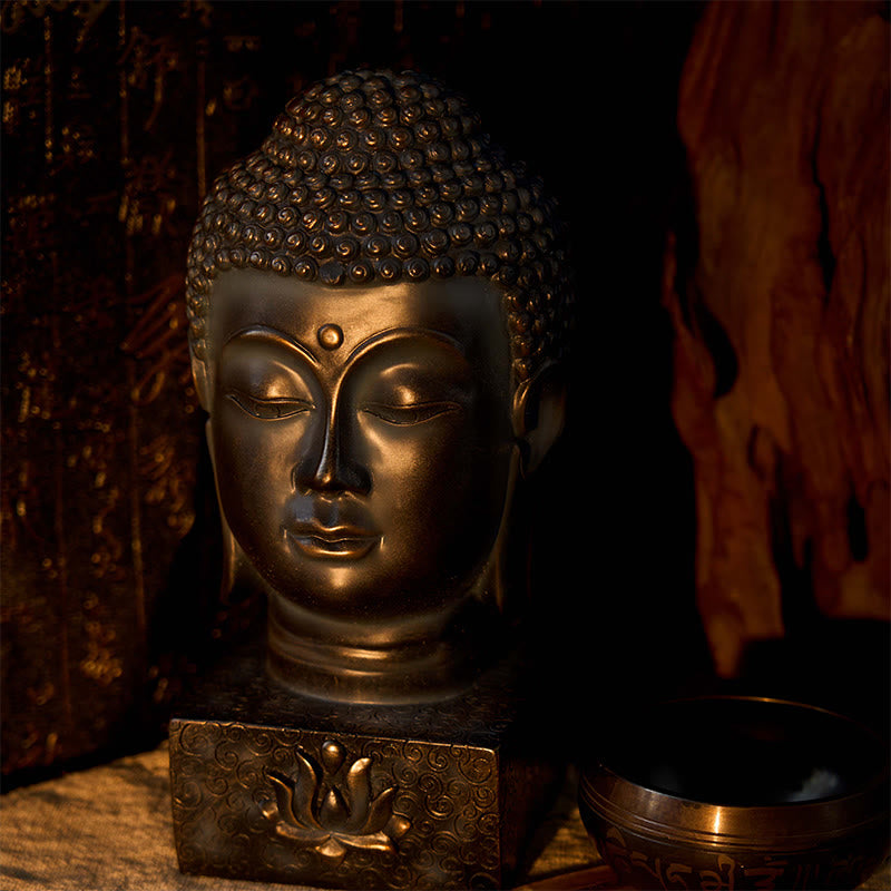 Buddha Stones, decoración de meditación con bendición de Buda tibetano - image 5