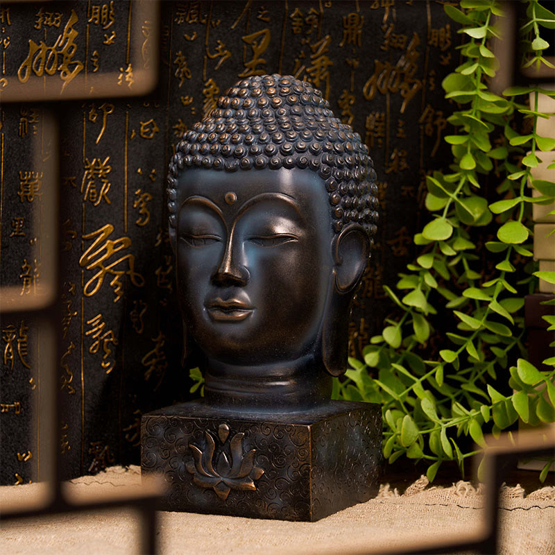 Buddha Stones, decoración de meditación con bendición de Buda tibetano - image 1