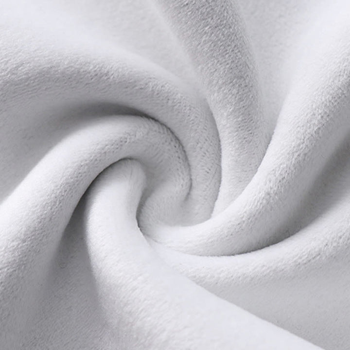 Pantalones de hombre con bolsillos y tejido polar de algodón de color liso con Buddha Stones