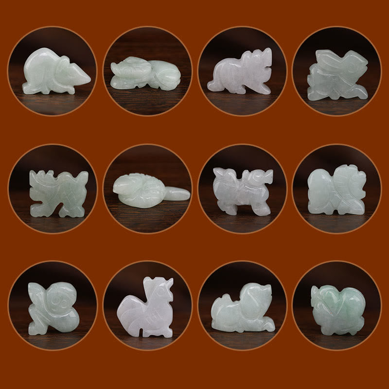 Cadena para el vientre con hilo rojo y bendición de madera de durazno con Buddha Stones y el zodíaco chino