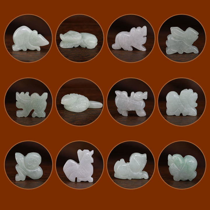 Cadena para el vientre con hilo rojo y bendición de madera de durazno con Buddha Stones y el zodíaco chino