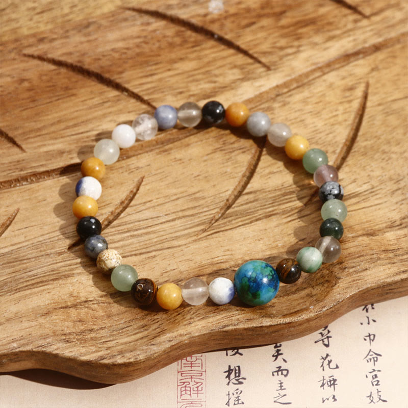 Pulsera de bendición de la calma con piedra de Shoushan de ágata roja y Buddha Stones