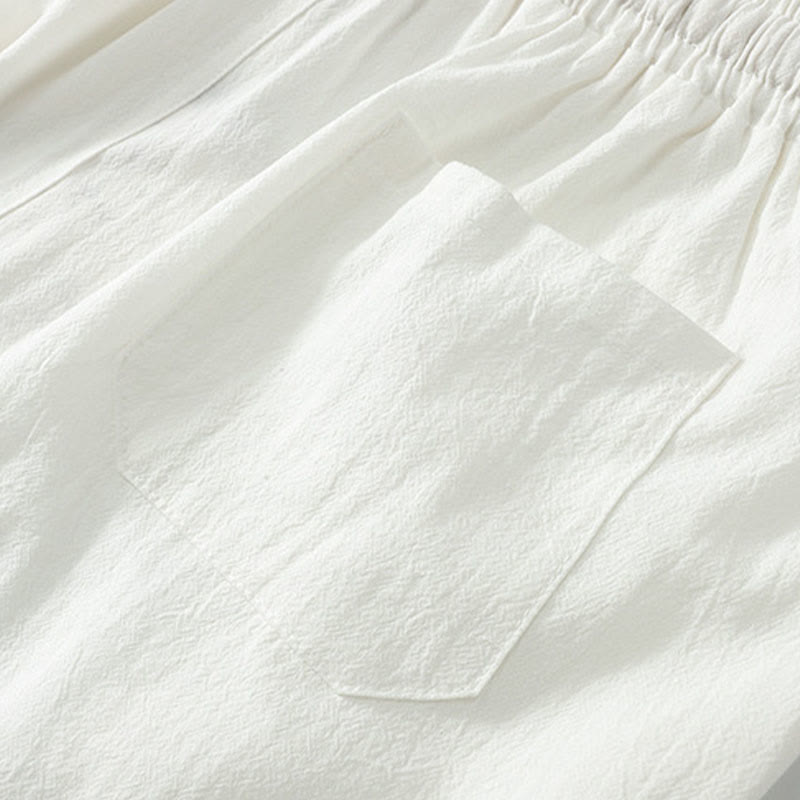 Conjunto de ropa para hombre, traje Tang de algodón con cuello cruzado y Buddha Stones , pantalones y parte superior de Hanfu - image 24