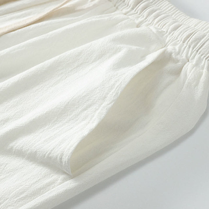 Conjunto de ropa para hombre, traje Tang de algodón con cuello cruzado y Buddha Stones , pantalones y parte superior de Hanfu - image 21