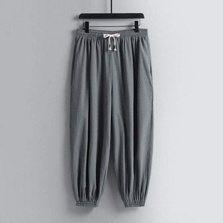 Pantalones cortos con Buddha Stones , traje Tang de algodón, conjunto de ropa Hanfu para hombre - image 24