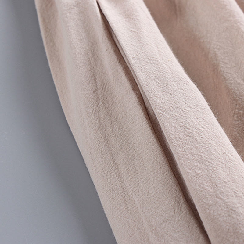 Pantalones cortos con Buddha Stones , traje Tang de algodón, conjunto de ropa Hanfu para hombre - image 4