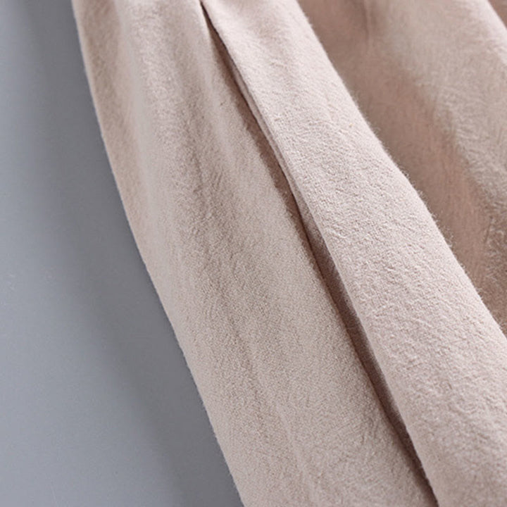 Pantalones cortos con Buddha Stones , traje Tang de algodón, conjunto de ropa Hanfu para hombre - image 4