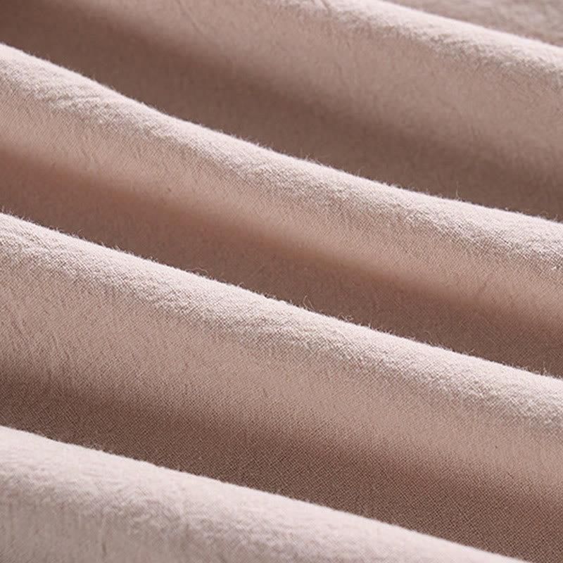 Pantalones cortos con Buddha Stones , traje Tang de algodón, conjunto de ropa Hanfu para hombre - image 8