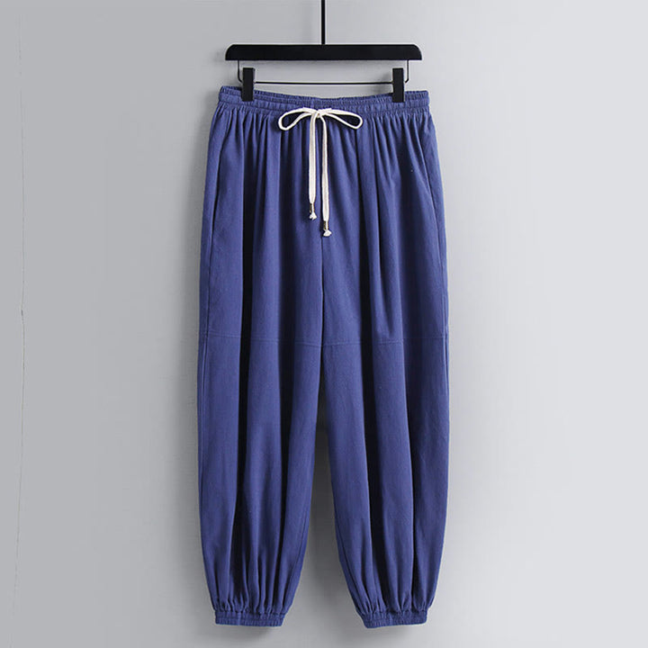 Pantalones cortos de algodón con mangas tres cuartos y estampado de Buddha Stones para hombre - image 16