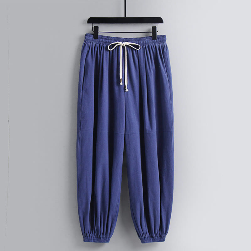 Pantalones cortos de algodón con mangas tres cuartos y estampado de Buddha Stones para hombre - image 16