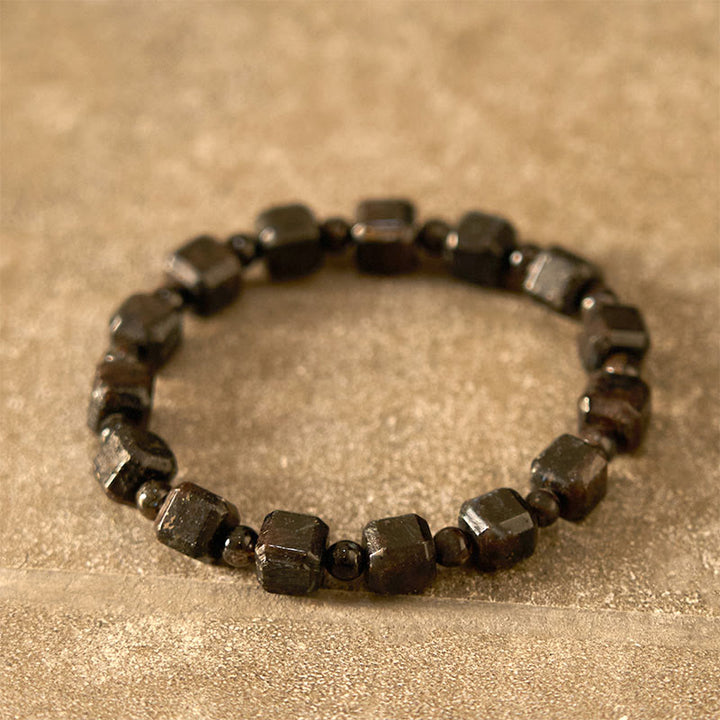 Pulsera de transformación de astrofilita con Buddha Stones