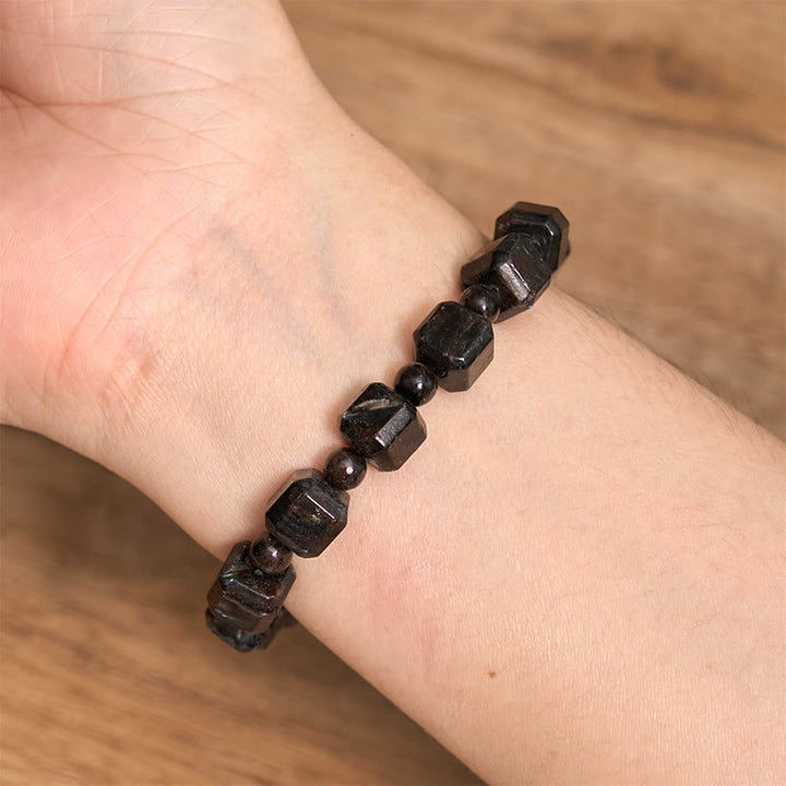 Pulsera de transformación de astrofilita con Buddha Stones