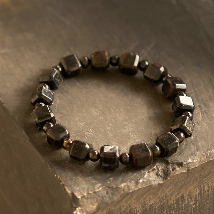Pulsera de transformación de astrofilita con Buddha Stones