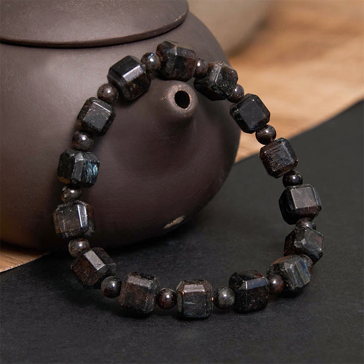 Pulsera de transformación de astrofilita con Buddha Stones