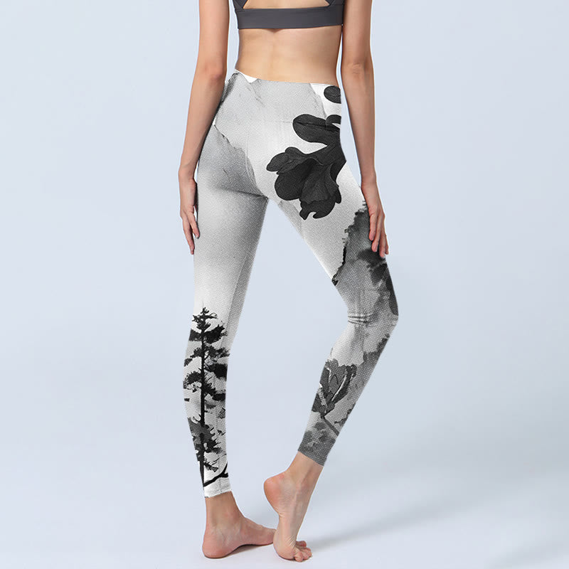 Leggings de yoga para mujer con estampado de Buddha Stones - image 5