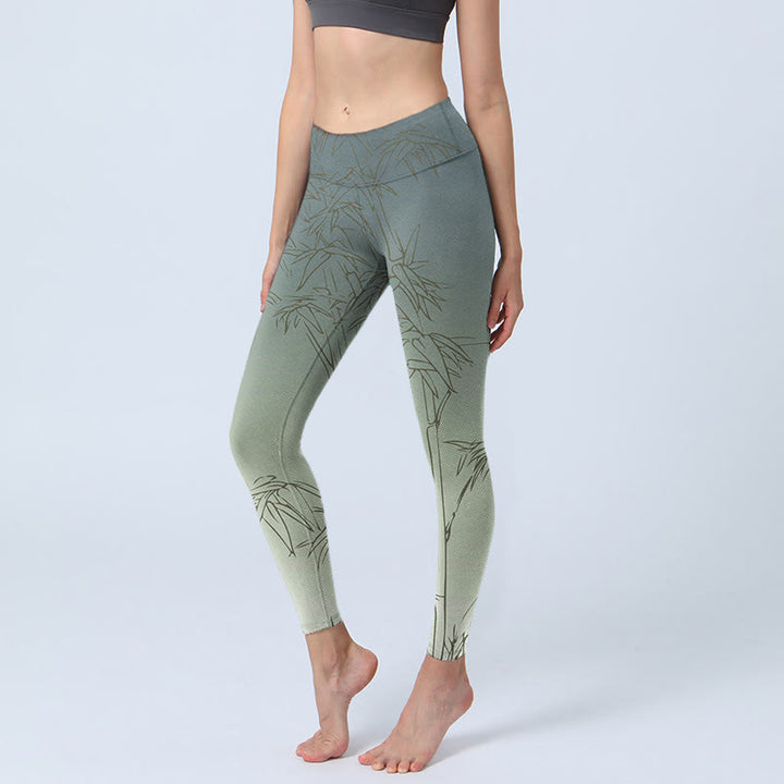 Leggings deportivos con estampado de Buddha Stones para mujer - Gainsboro - US18，UK/AU22，EU50 (4XL) - image 1