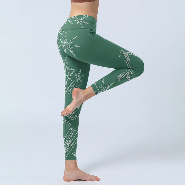 Leggings de yoga para mujer con estampado de Buddha Stones - image 4