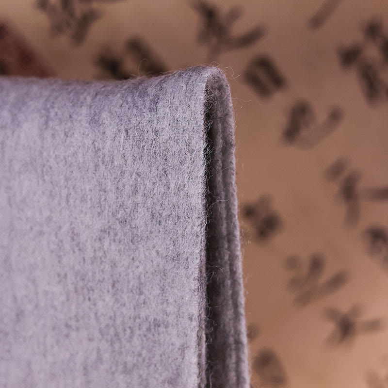 Chal de lana con Buddha Stones , bordado de mariposas y peonías rosas, bufanda de viaje acogedora para el invierno