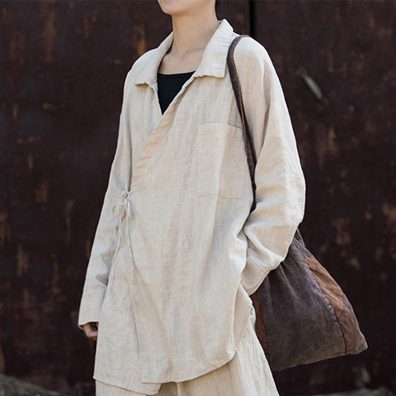 Ropa de algodón ramio con Buddha Stones para meditar