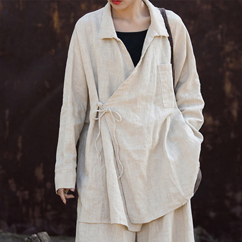 Ropa de algodón ramio con Buddha Stones para meditar