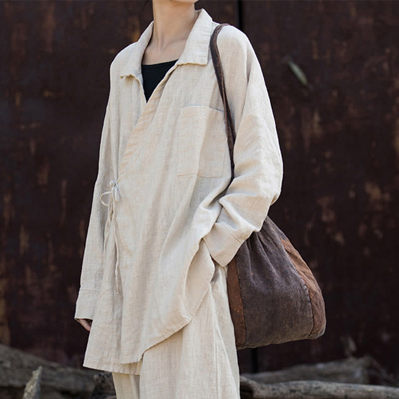 Ropa de algodón ramio con Buddha Stones para meditar