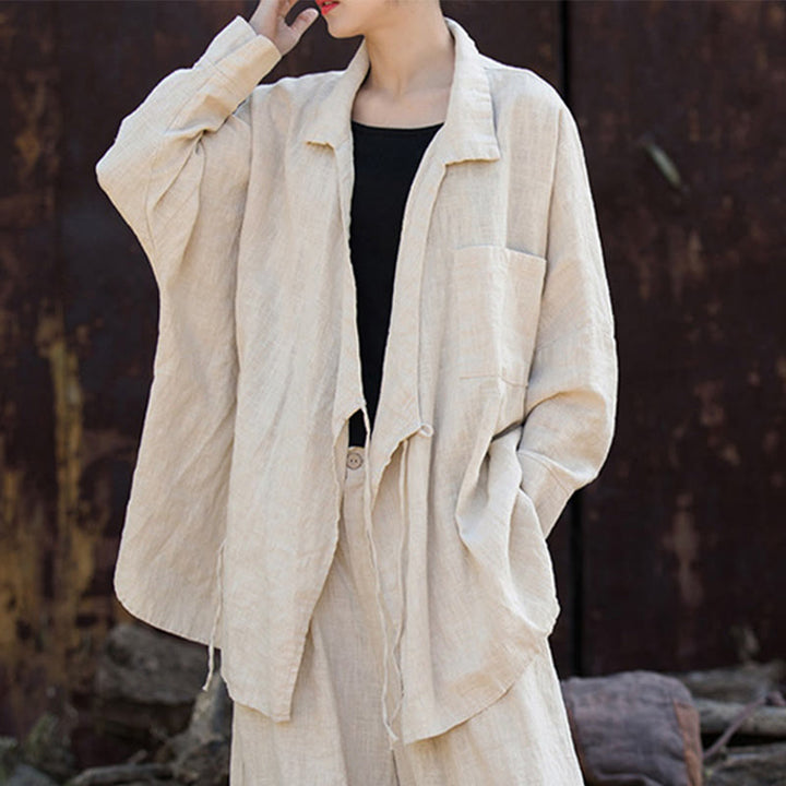 Ropa de algodón ramio con Buddha Stones para meditar