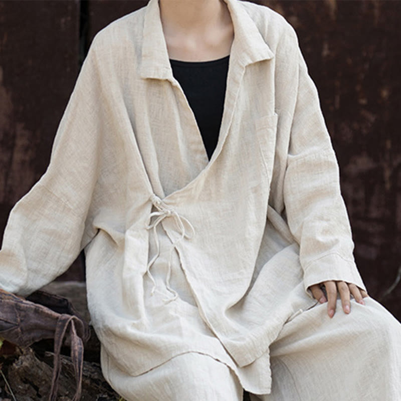 Ropa de algodón ramio con Buddha Stones para meditar - image 5